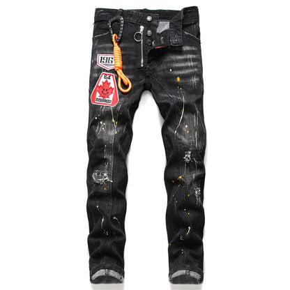 New-DSQ2 Maple leaf personalized Jeans