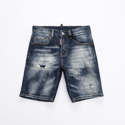 New-DSQ2 ripped skinny jeans shorts