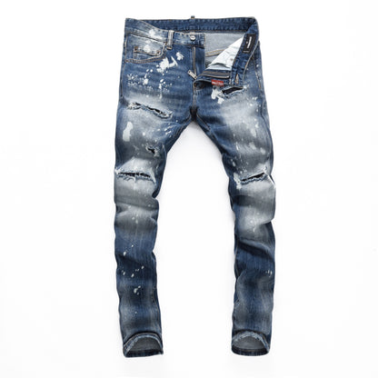 New-DSQ2 Skinny nightclub fashion jeans