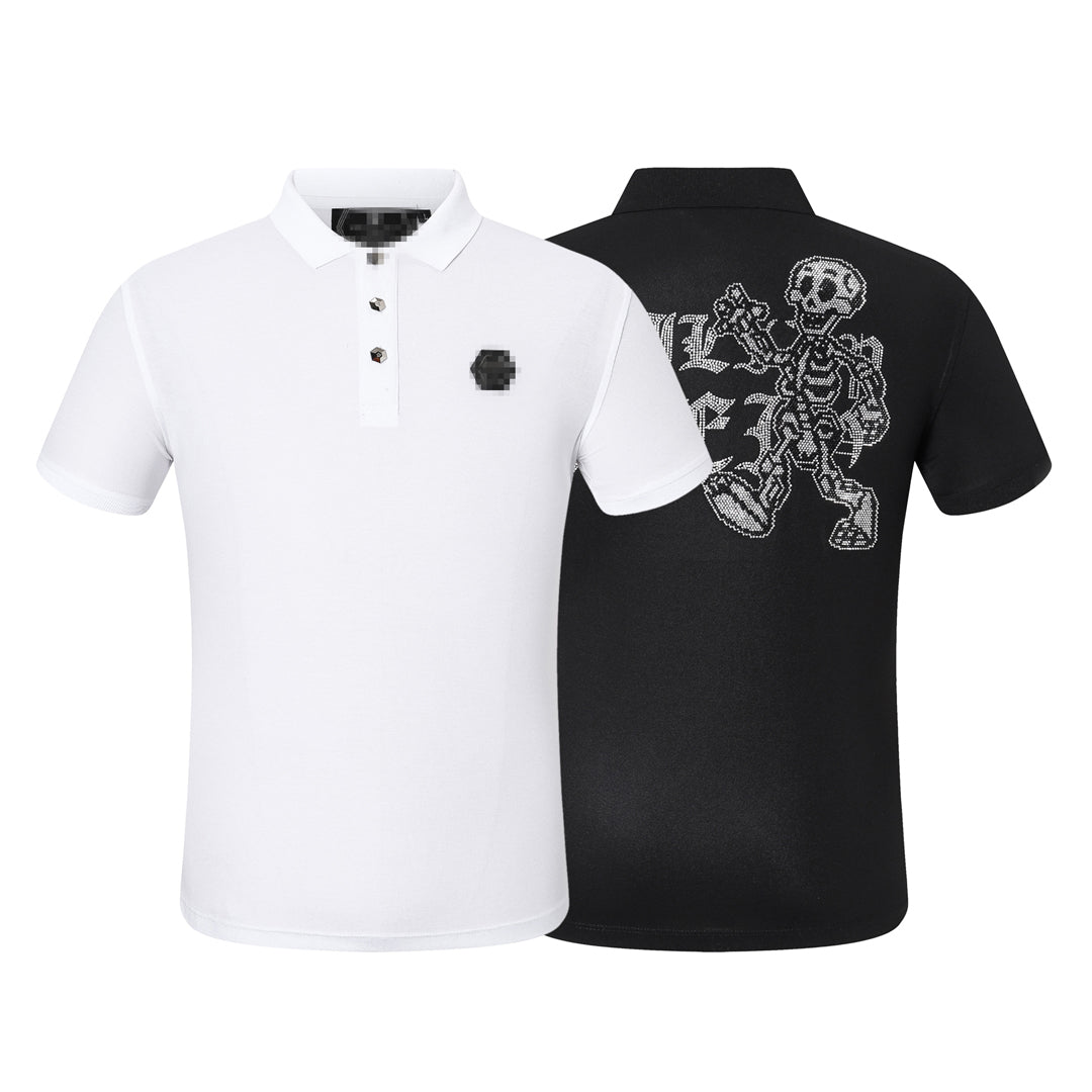 New-Philpp 2025ss Skulls POLO Shirt