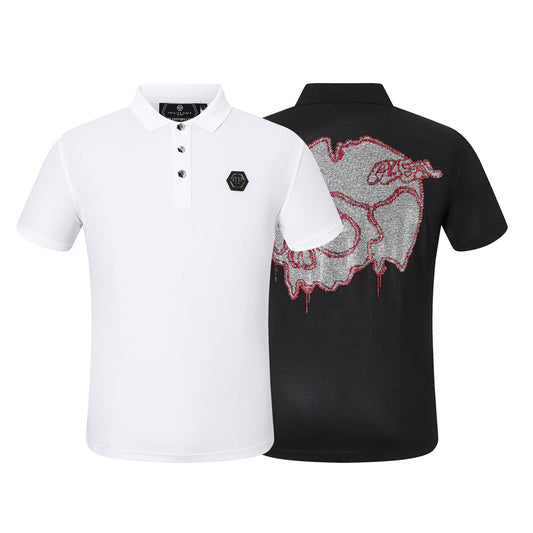 New-Philpp 25ss Skulls POLO Shirt