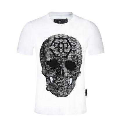 New-Philpp 2025ss Skull T-shirt