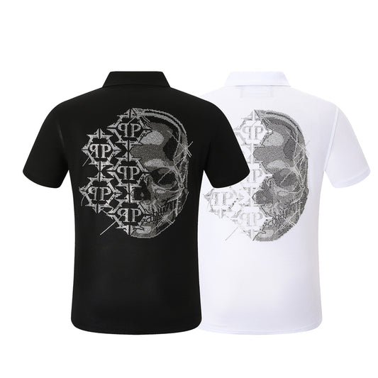 New-Philpp 2025ss Skull POLO shirt