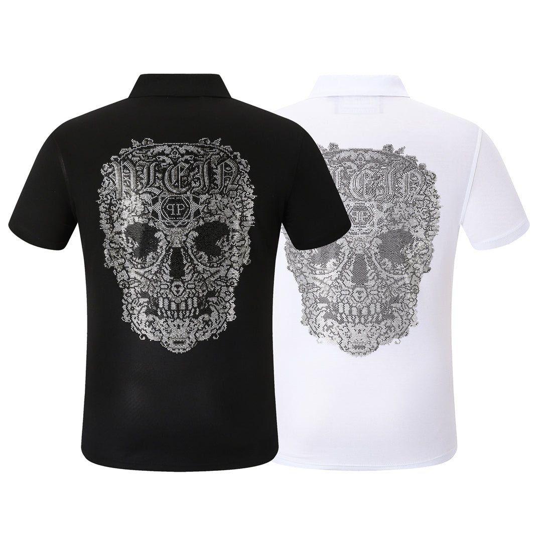 New-Philpp 2025ss Skull POLO shirt