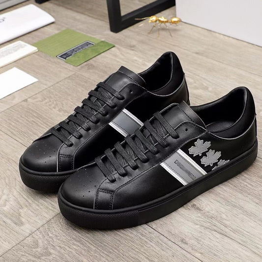 NEW-DSQ2 Leather sneakers