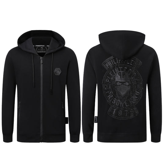 New-Philpp 2025ss Black Hoodie