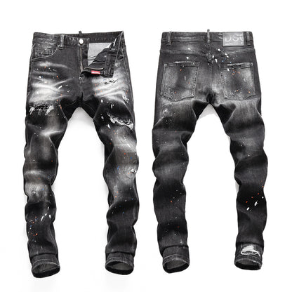 New-DSQ2 2025SS Black Jeans