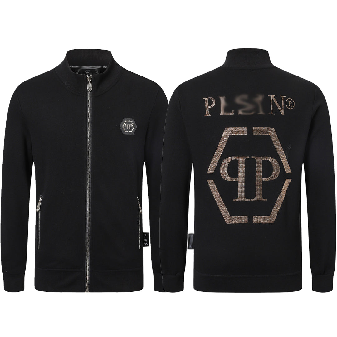 New-Philpp 2025ss Black Hoodie