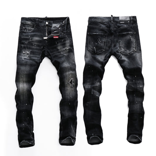 New-DSQ2 2025ss Black Jeans