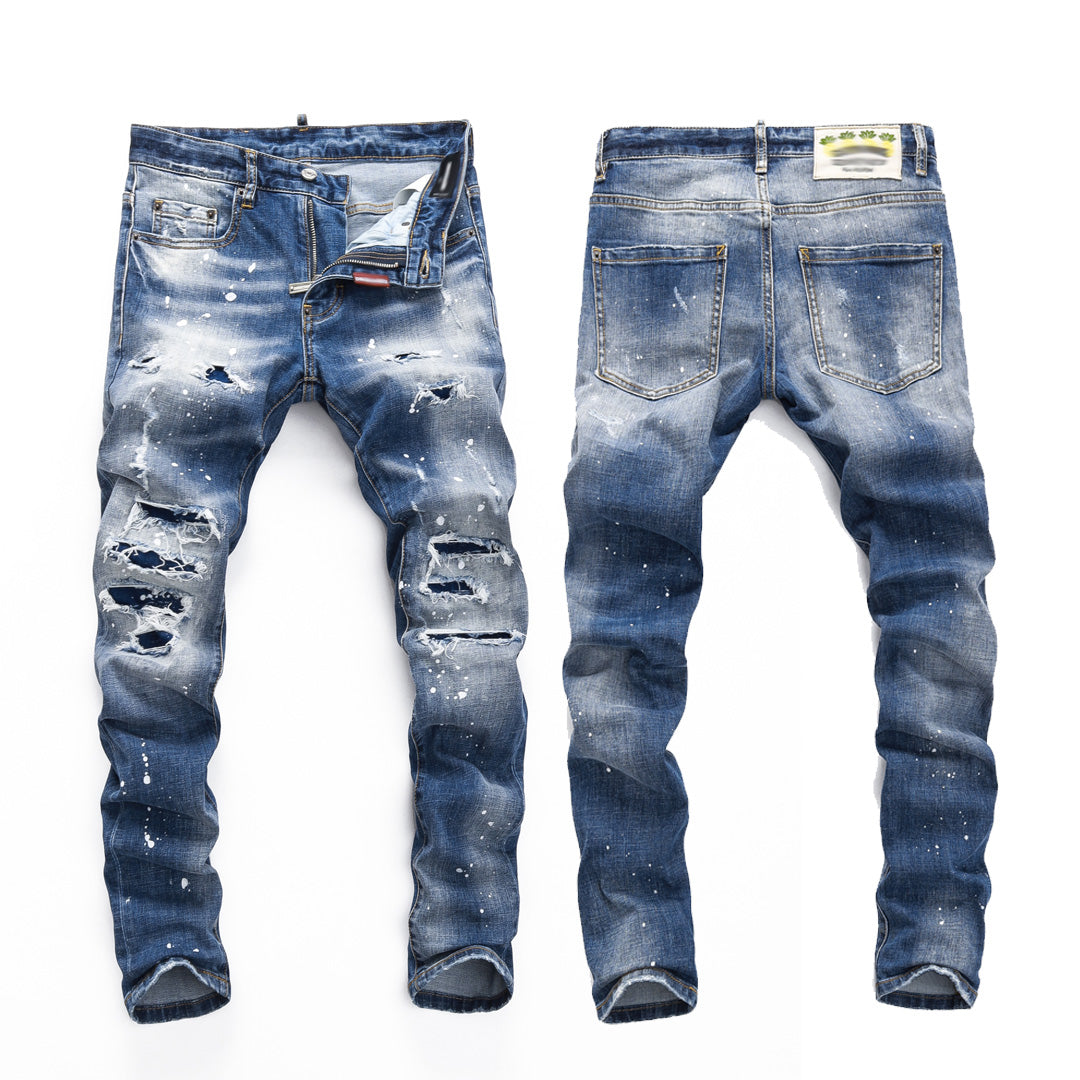 New-DSQ2 2025SS Blue Men's Jeans