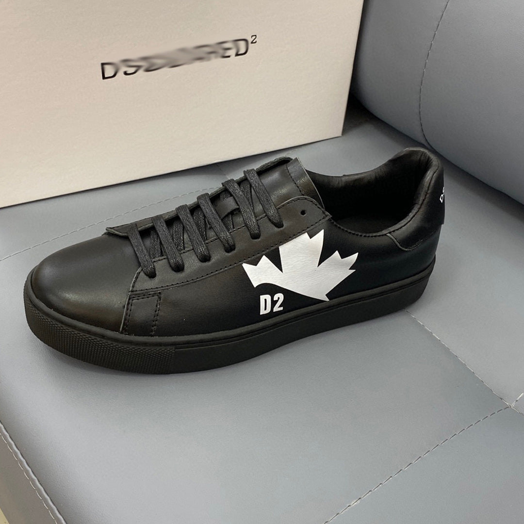 NEW-DSQ2 25ss Leather sneakers