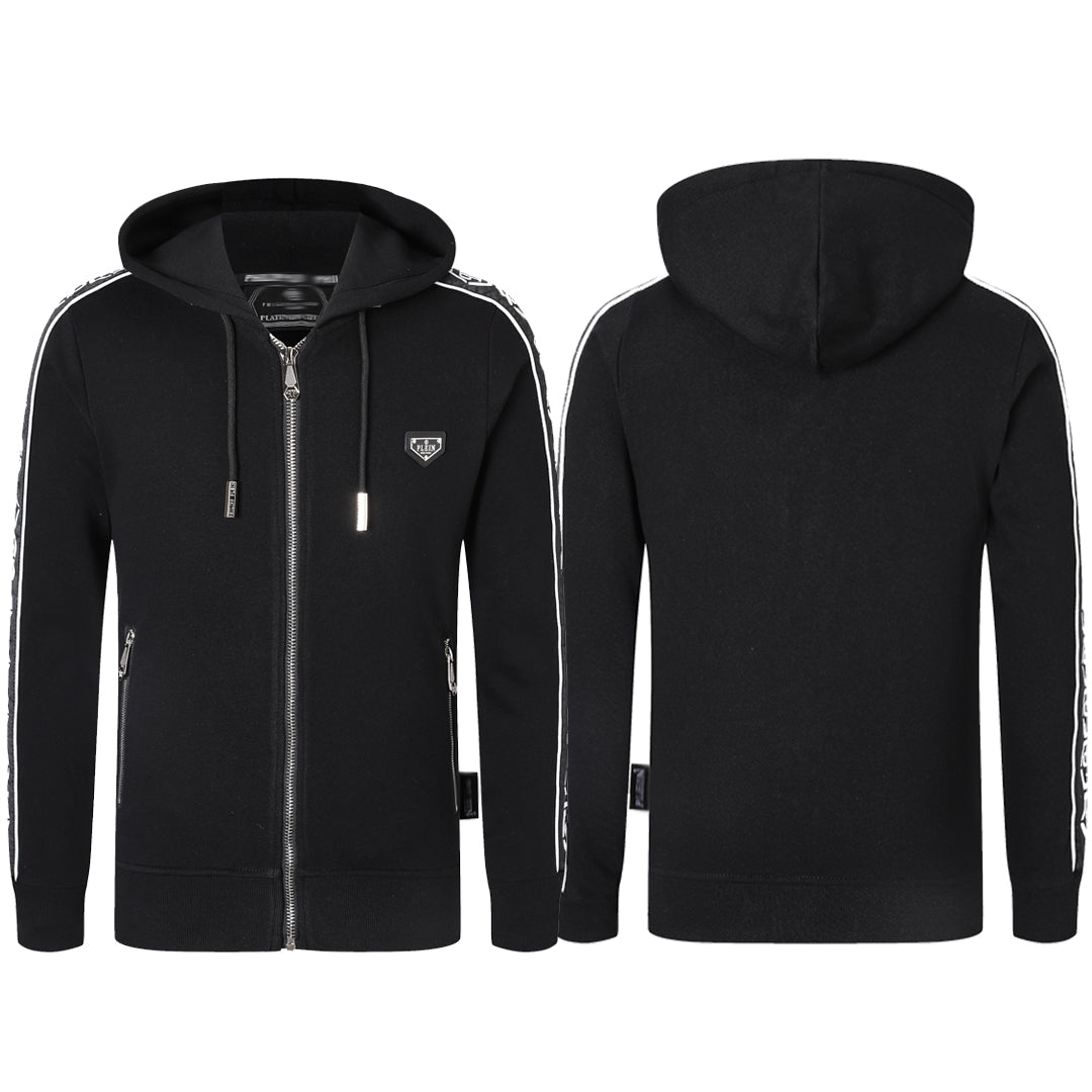 New-Philpp 2025ss Black Hoodie