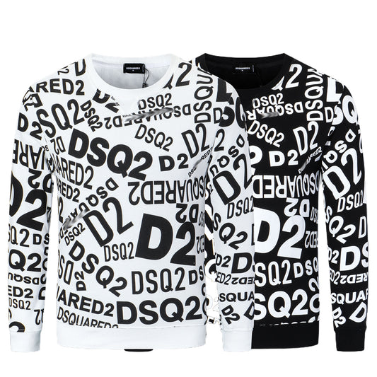 New-DSQ2 2024ss printing sweatshirt