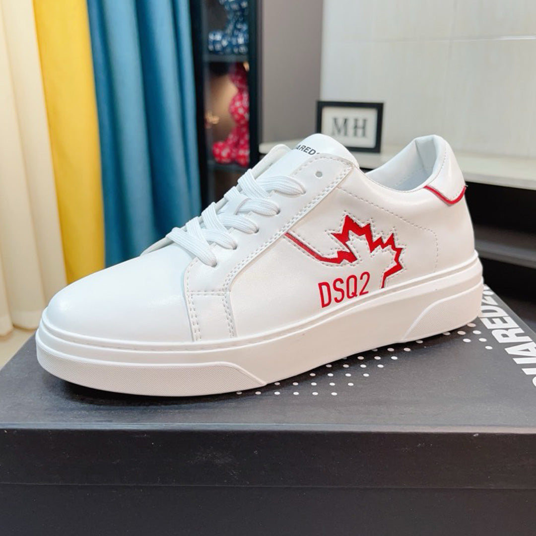 NEW-DSQ2 25SS Leather sneakers