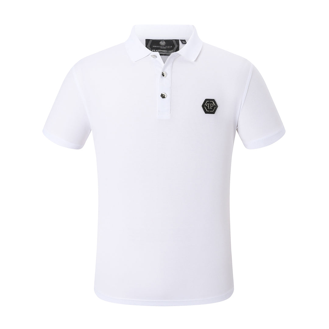 New-Philpp 2025ss Black POLO shirt