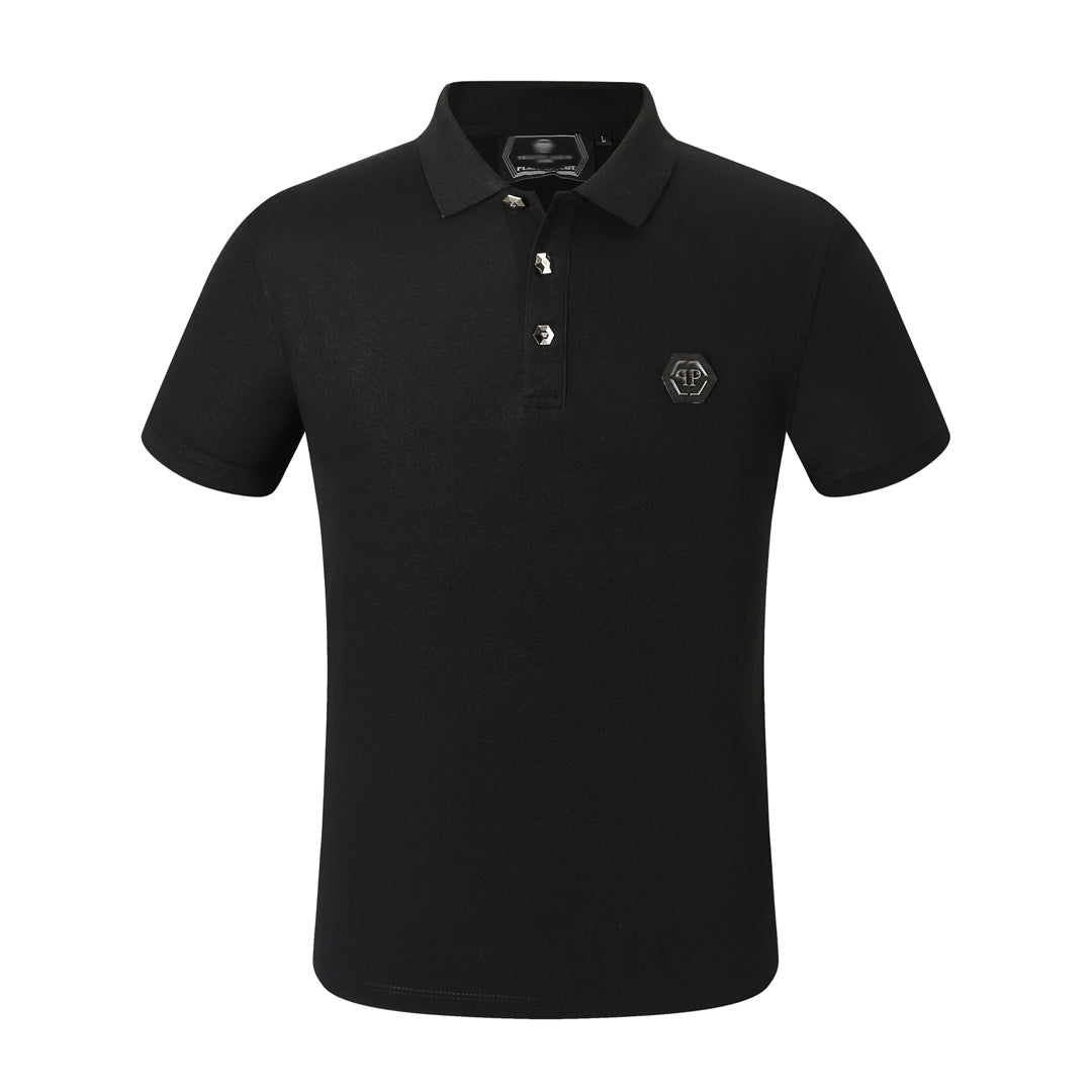 New-Philpp 2025ss Black POLO shirt