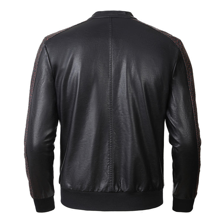 New-Philpp Men's Genuine leather Jacket