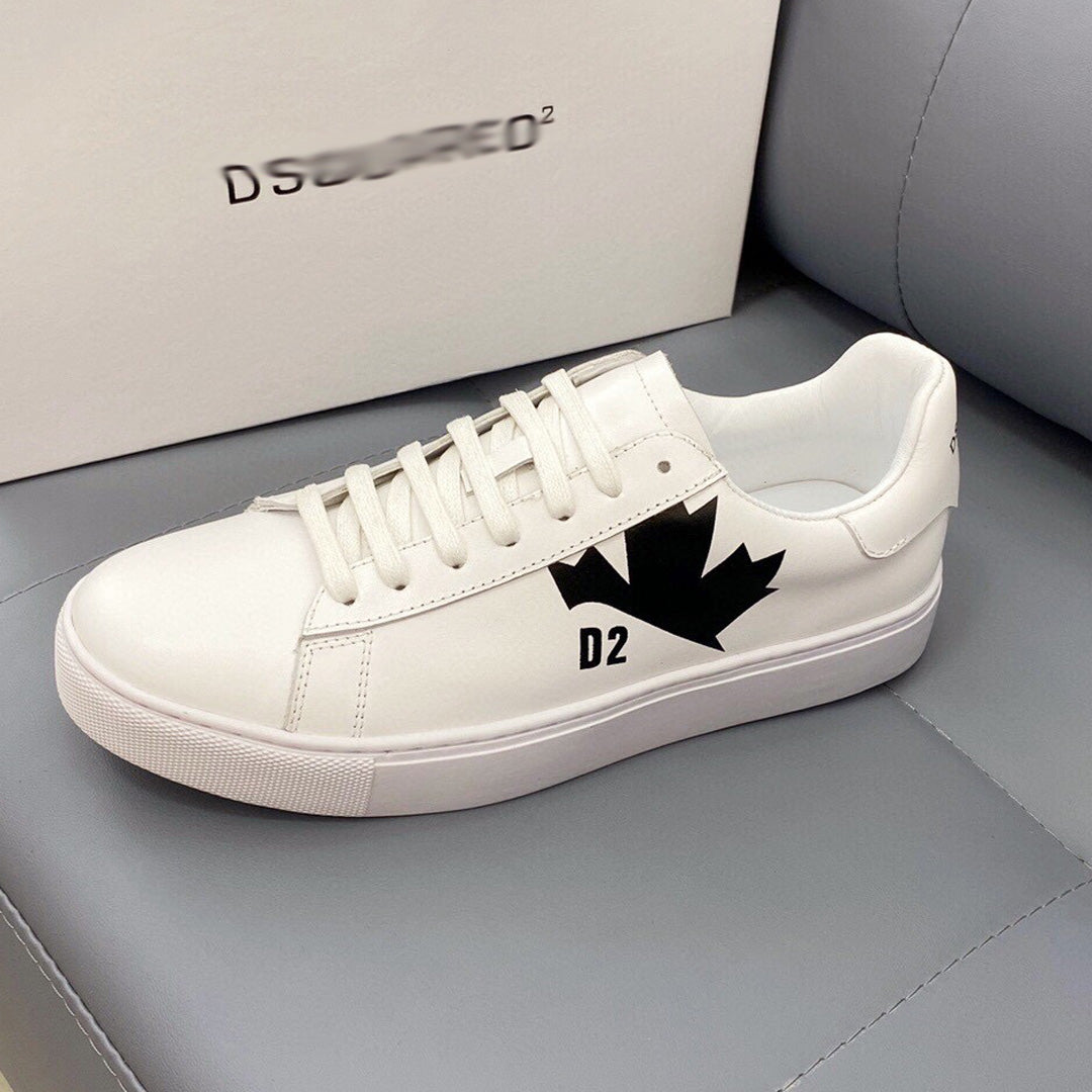 NEW-DSQ2 25ss Leather sneakers