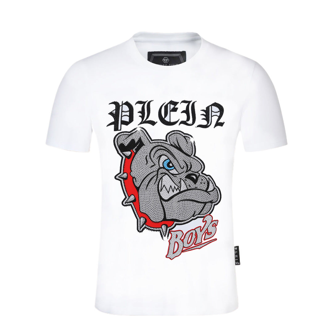 New-Philpp 2025ss Skull T-shirt