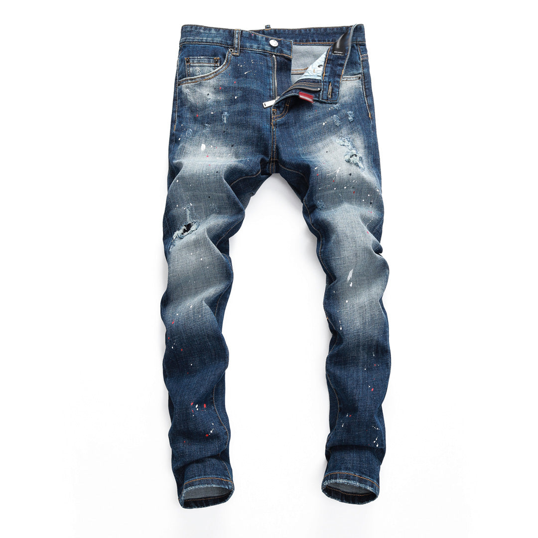 New-DSQ2 2025SS Ripped Jeans