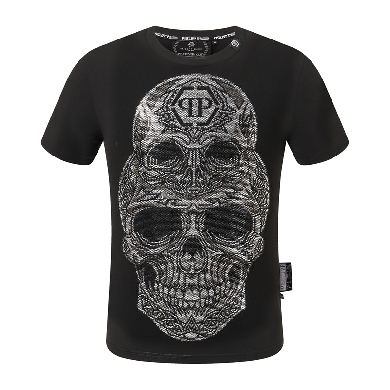 New-Philpp 2025ss Skulls T-Shirt