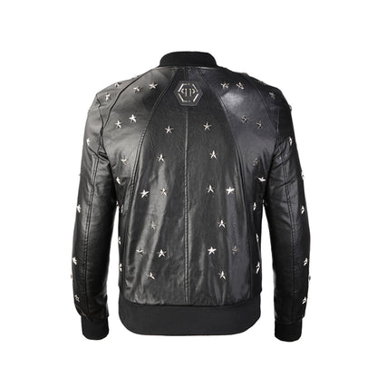 New-Philpp Men Cowhide Jacket