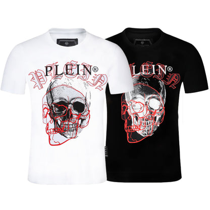 New-Philpp 25ss Skull T-shirt