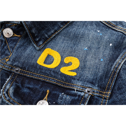 New-DSQ2 2025ss Man Denim Jacket