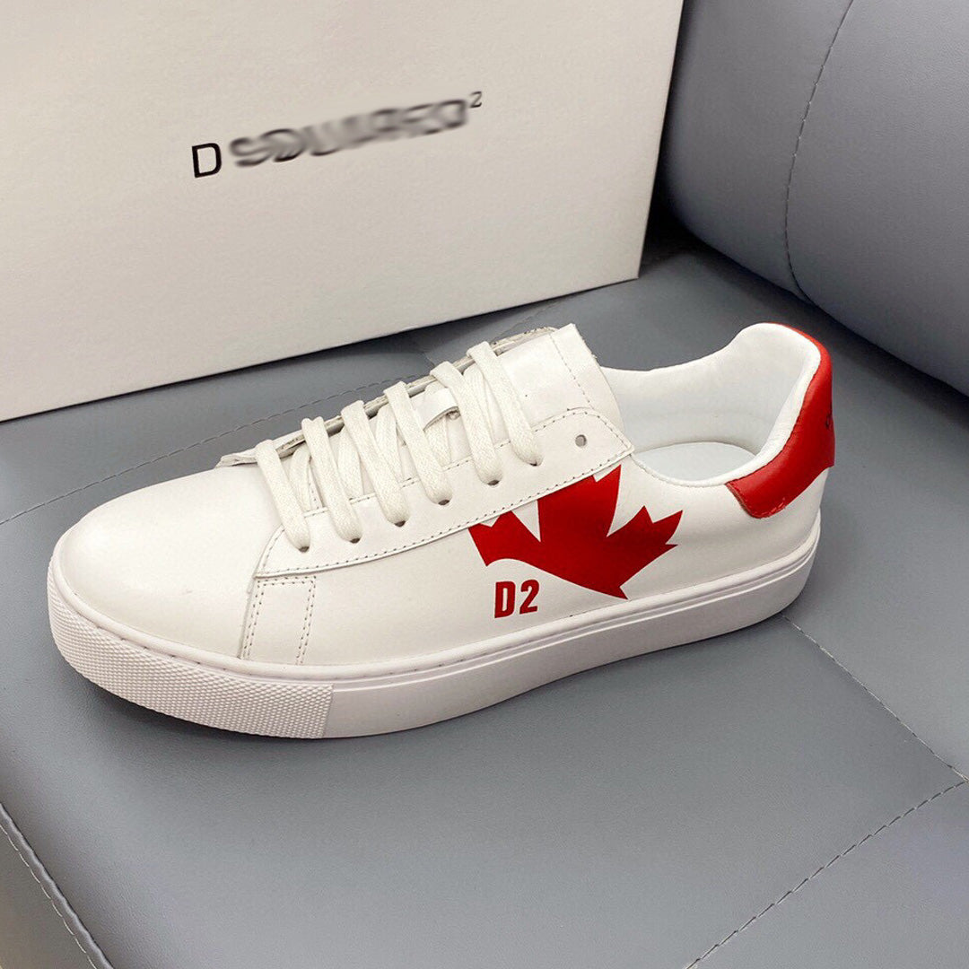 NEW-DSQ2 25ss Leather sneakers