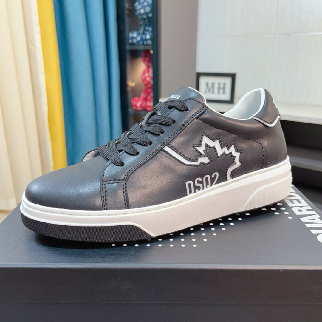 NEW-DSQ2 25SS Leather sneakers