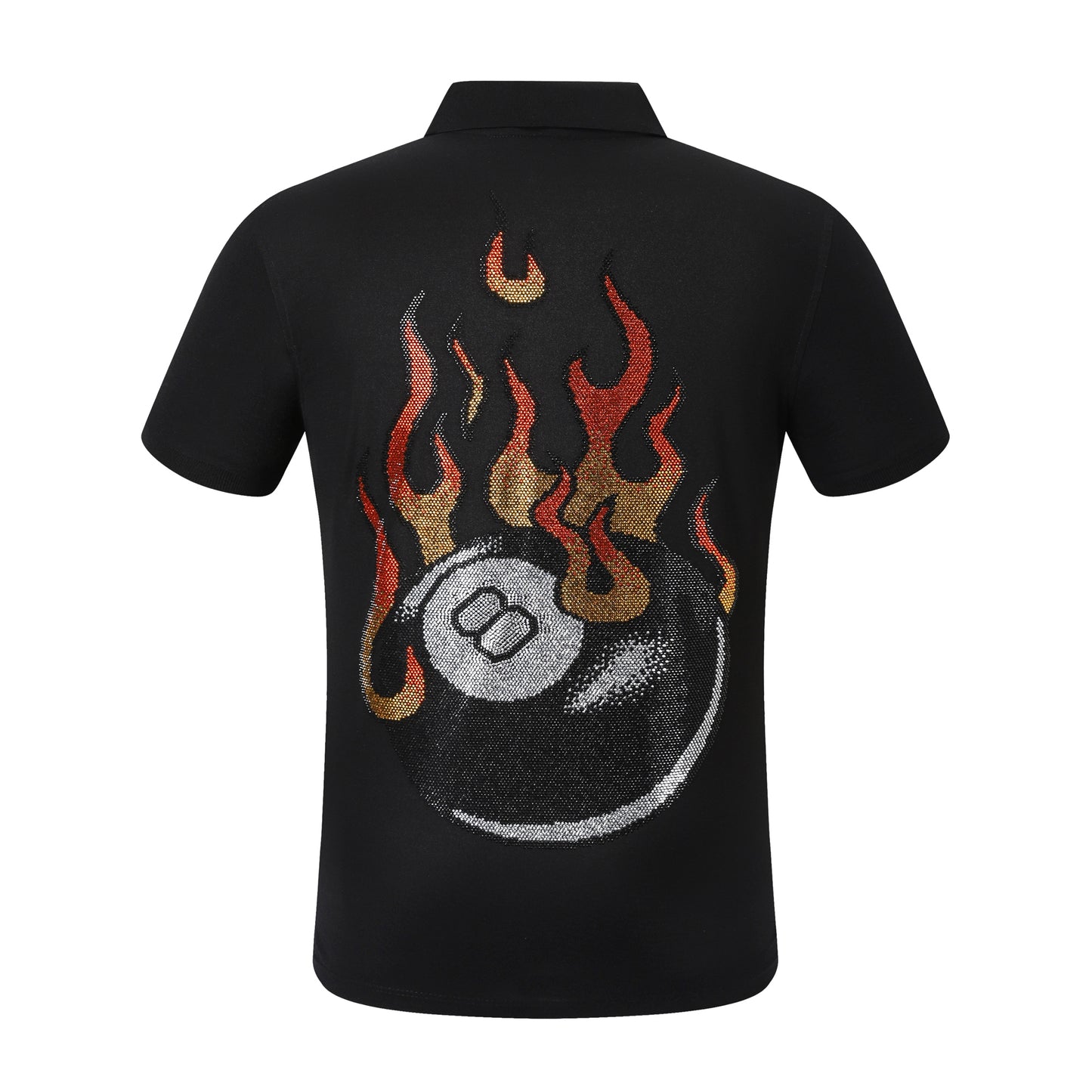 New-Philpp 2025SS Flames POLO shirt