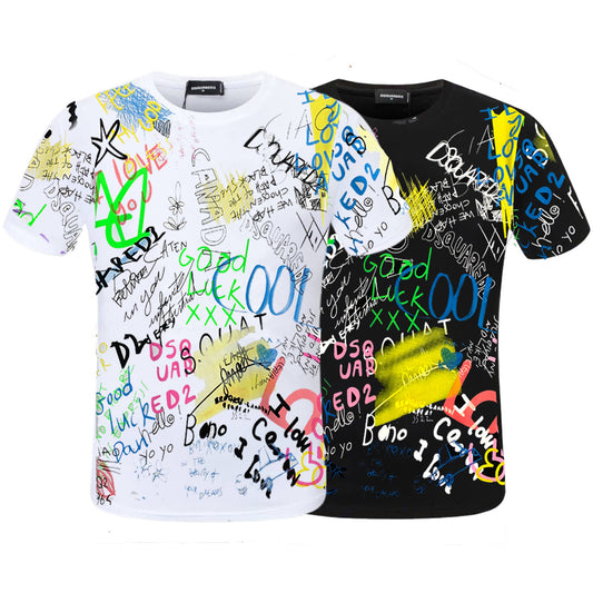 New-D2 Graffiti 2024ss T-shirt