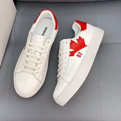 NEW-DSQ2 25ss Leather sneakers