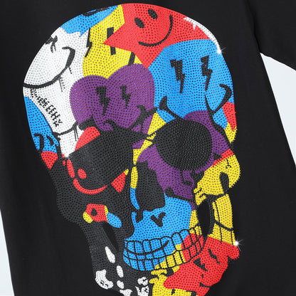 New-Philpp 2025ss Skull T-shirt