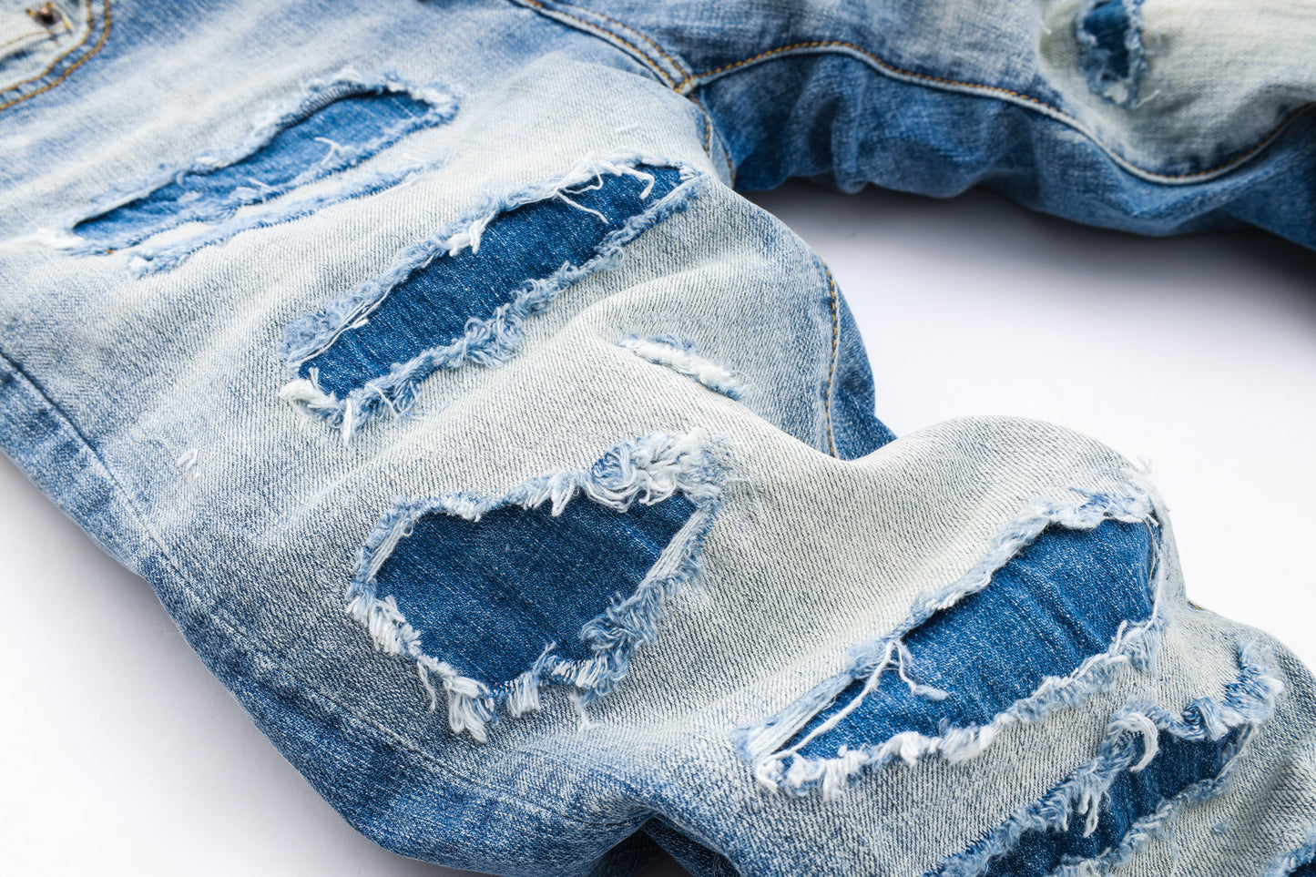 New-DSQ2 2025SS Blue Ripped Jeans