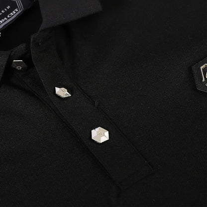 New-Philpp 2025ss Black POLO shirt