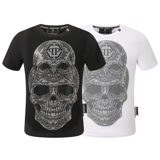 New-Philpp 2025ss Skulls T-Shirt