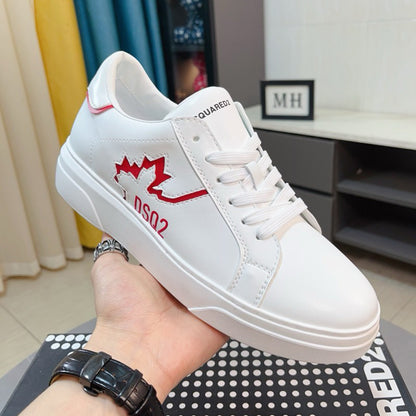 NEW-DSQ2 25SS Leather sneakers