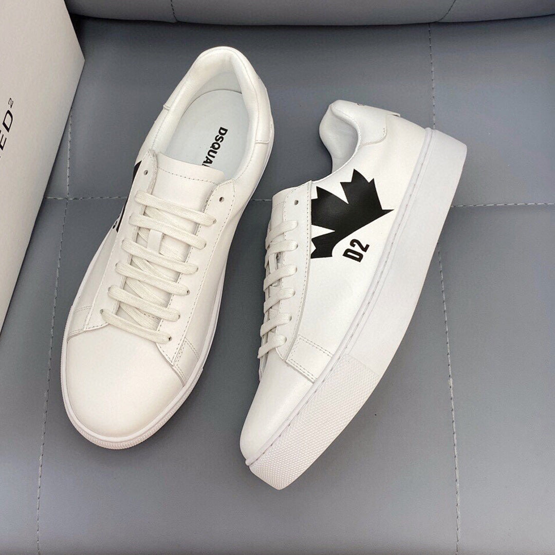 NEW-DSQ2 25ss Leather sneakers