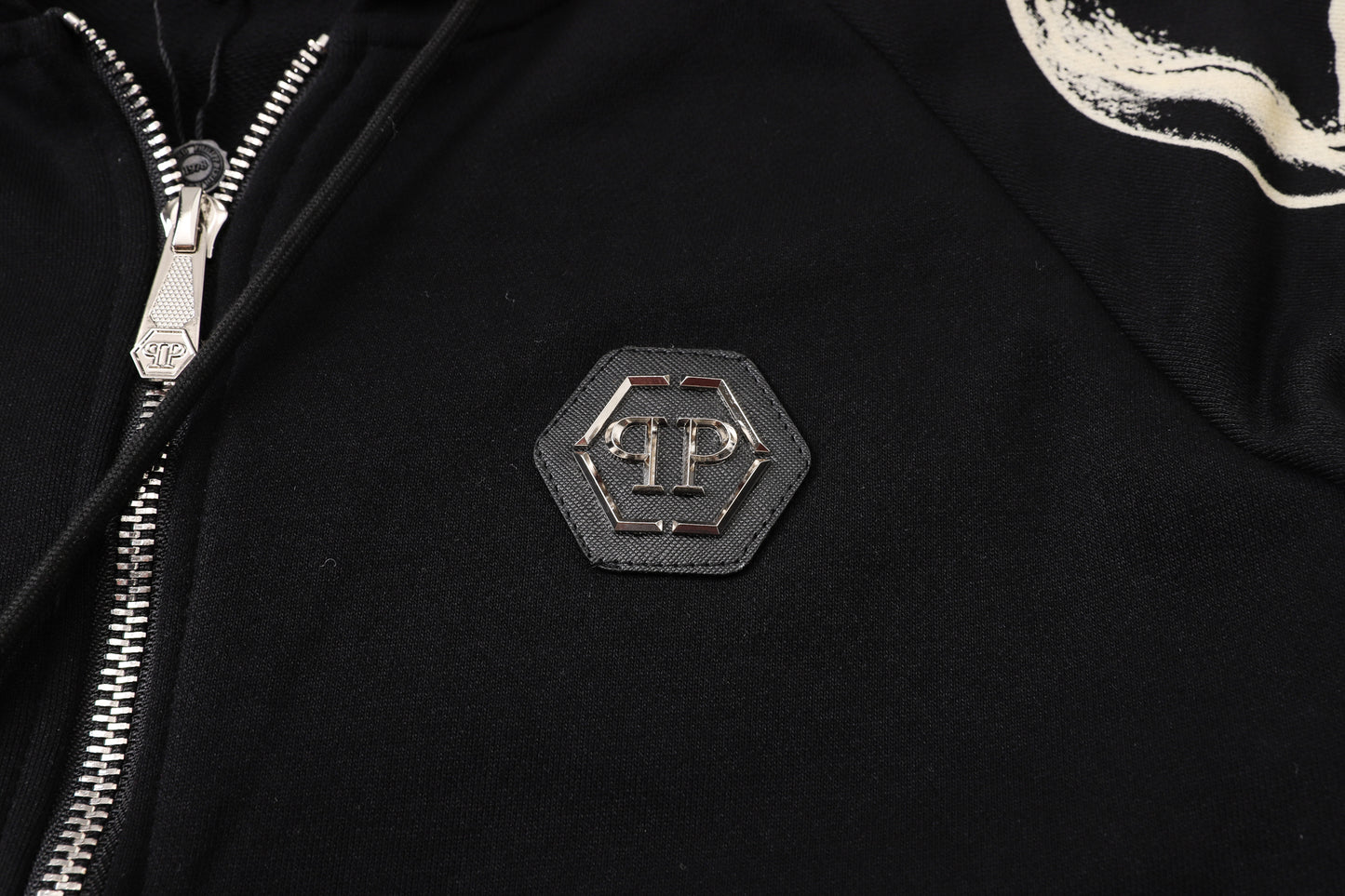 New-Philpp 2025ss Black Hoodie