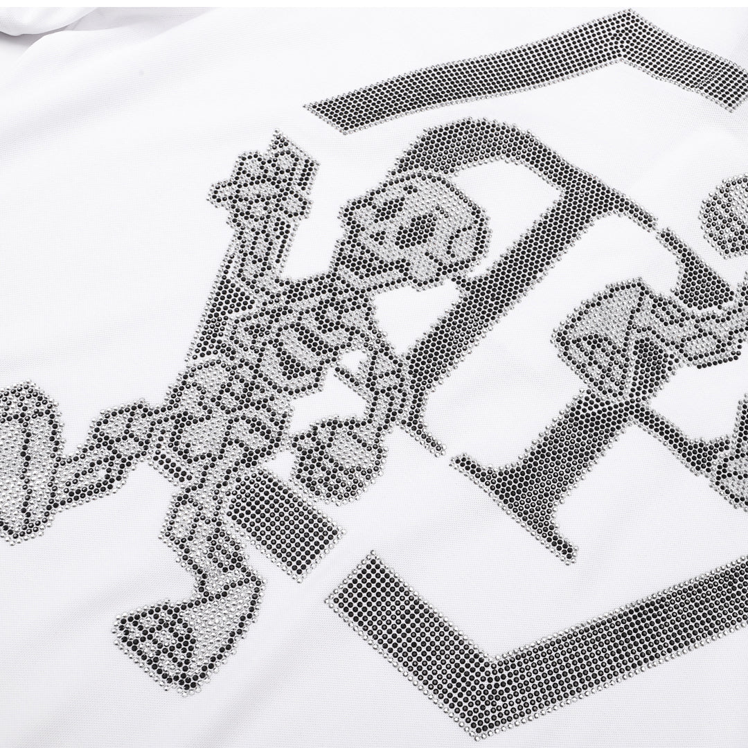 New-Philpp 2025ss LOGO Skulls POLO Shirt