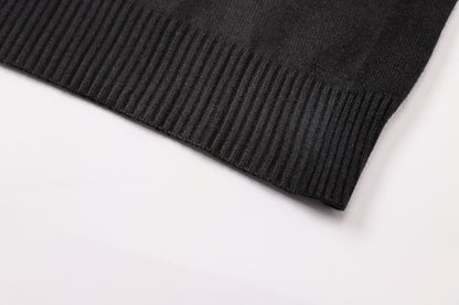 New-Philpp 2025ss Black Knitwear