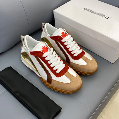 NEW-DSQ2 2025ss Leather sneakers