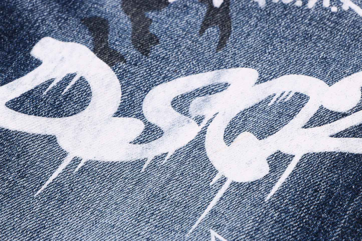 New-DSQ2 Graffiti Blue Jeans