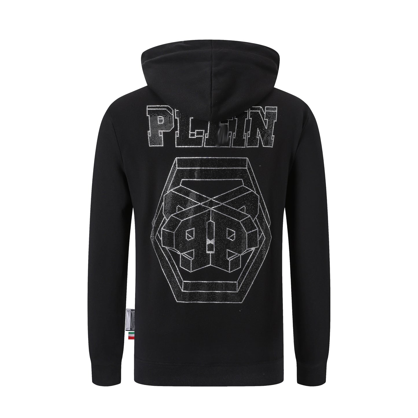 New-Philpp 25ss Black Hoodie