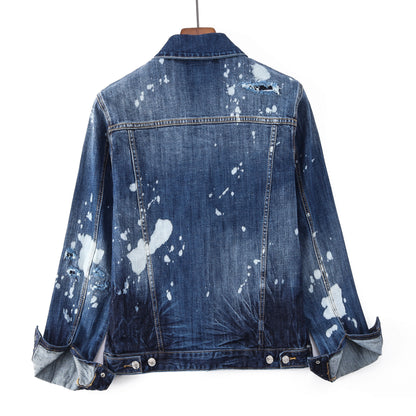 New-DSQ2 2025ss Man Denim Jacket