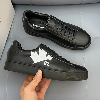 NEW-DSQ2 25ss Leather sneakers