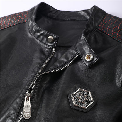 New-Philpp Men's Genuine leather Jacket