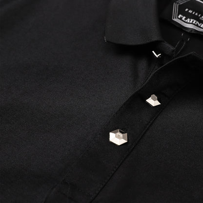 New-Philpp 25SS Skull Print POLO shirt