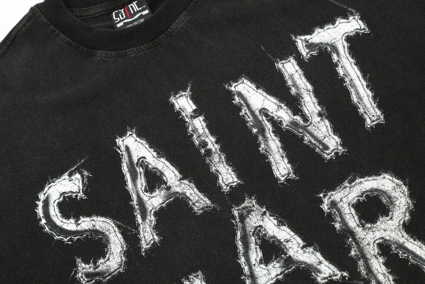 New-Saint Michael Black T-shirt